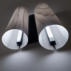 LZF Black Note Duplet wandlamp zwart/grijs