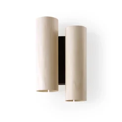 LZF Black Note Duplet wandlamp zwart/ivoor