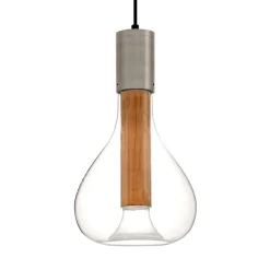 LZF Eris LED hanglamp glas aluminium/kersen