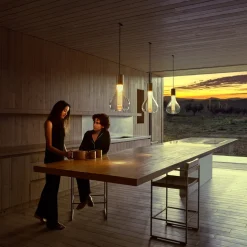 LZF Eris LED hanglamp glas aluminium/ivoor