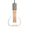 LZF Eris LED hanglamp glas aluminium/beuken
