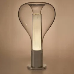 LZF Eris LED tafellamp glas aluminium/ivoor