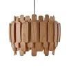 LZF Maruja houten hanglamp, kersen