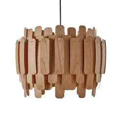 LZF Maruja houten hanglamp, kersen