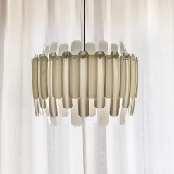 LZF Maruja houten hanglamp, ivoor