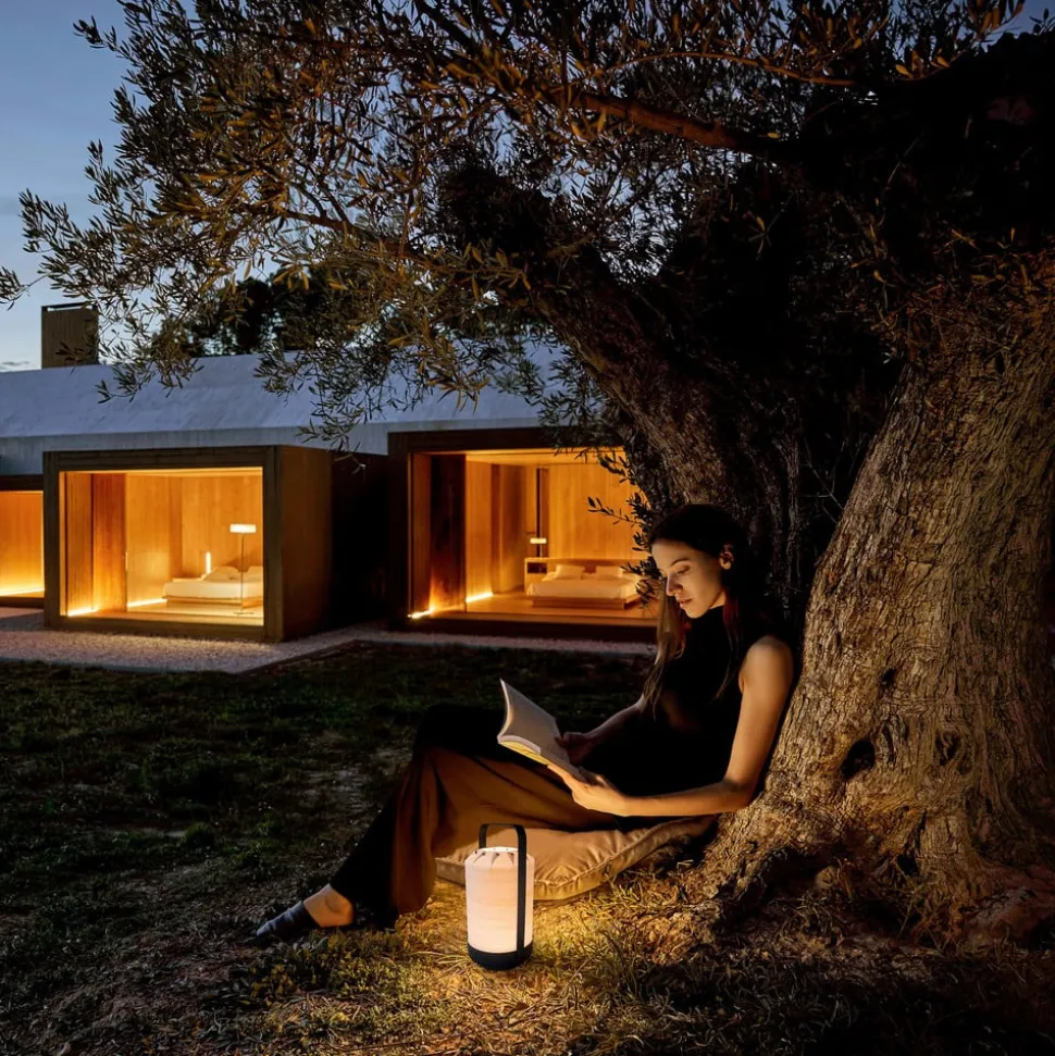 LZF Mini Chou LED tafellamp accu, ivoor