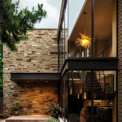 LZF Minimikado hanglamp, kersen