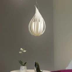 LZF Raindrop medium hanglamp, ivoor
