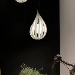 LZF Raindrop medium hanglamp, ivoor