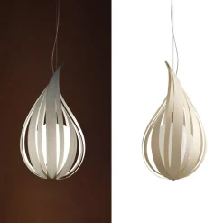 LZF Raindrop medium hanglamp, ivoor