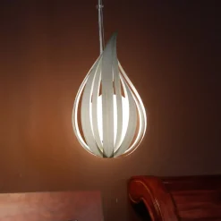 LZF Raindrop mini hanglamp, ivoor