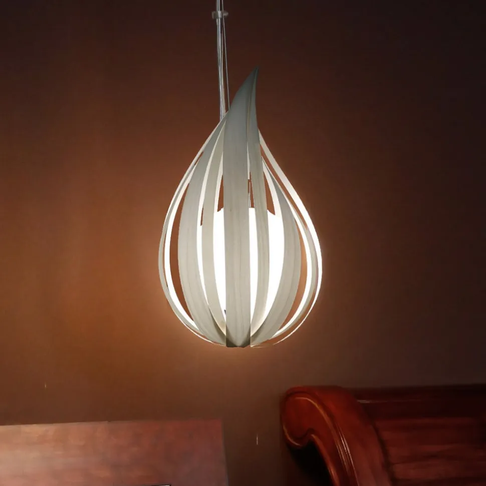 LZF Raindrop mini hanglamp, ivoor