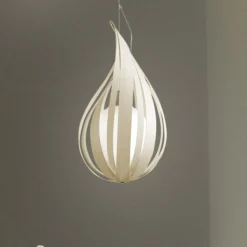 LZF Raindrop mini hanglamp, ivoor