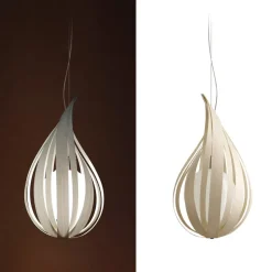 LZF Raindrop mini hanglamp, ivoor