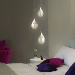 LZF Raindrop mini hanglamp, ivoor