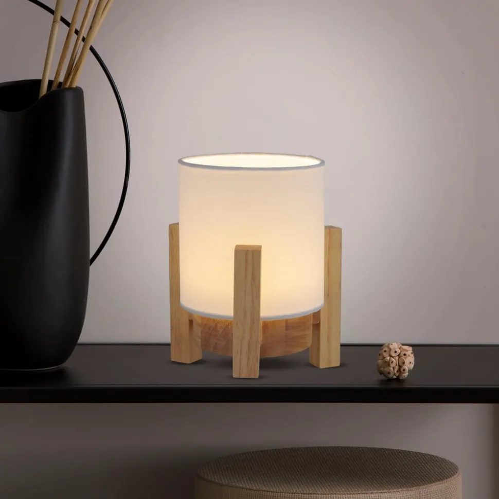 Madita LED tafellamp, hoogte 19 cm, Natur