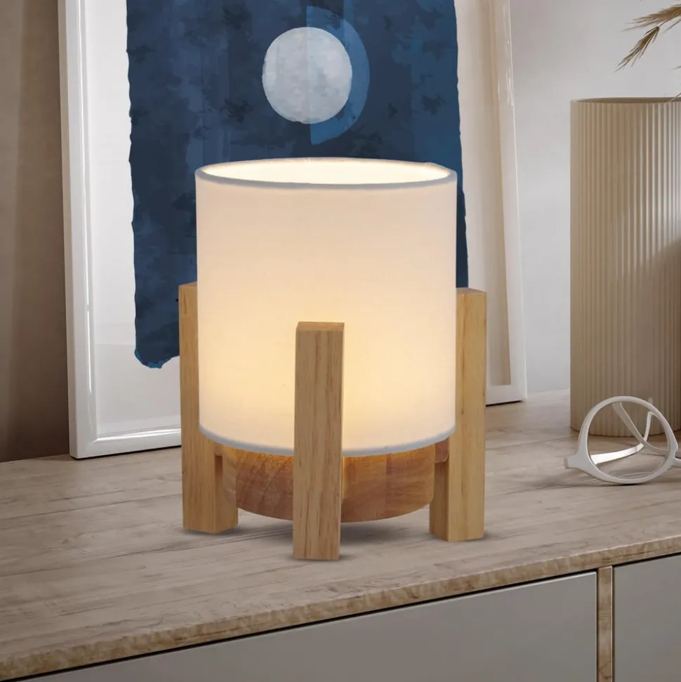 Madita LED tafellamp, hoogte 19 cm, Natur