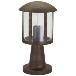 Mads sokkellamp in landhuisstijl bruin