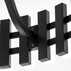 Mansion LED plafondlamp, zwart en wit Ø 43 cm