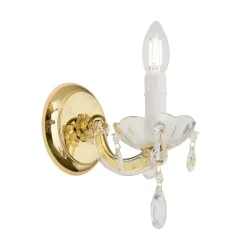 Marie Claire wandlamp, kristalglas, 1-lamp