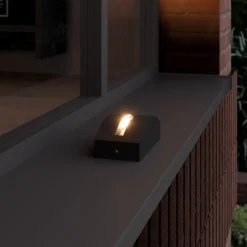 Marka LED buitenlamp, aluminium donkergrijs