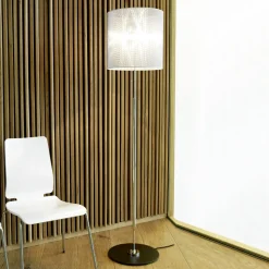 Markant design-vloerlamp, zeefgaas