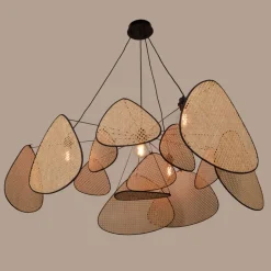 MARKET SET hanglamp Screen XXL, 90 cm, naturel, rotan