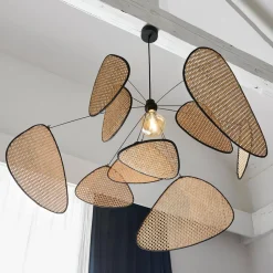 MARKET SET hanglamp Screen XL, 60 cm, naturel, rotan