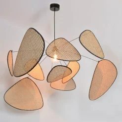 MARKET SET hanglamp Screen XL, 60 cm, naturel, rotan