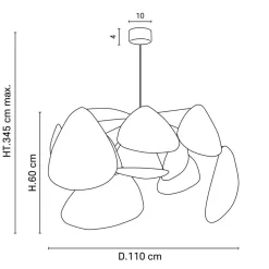 MARKET SET hanglamp Screen XL, 60 cm, naturel, rotan