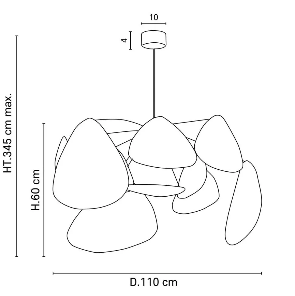 MARKET SET hanglamp Screen XL, 60 cm, naturel, rotan