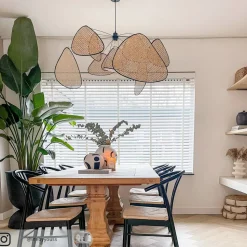 MARKET SET hanglamp Screen XL, 60 cm, naturel, rotan