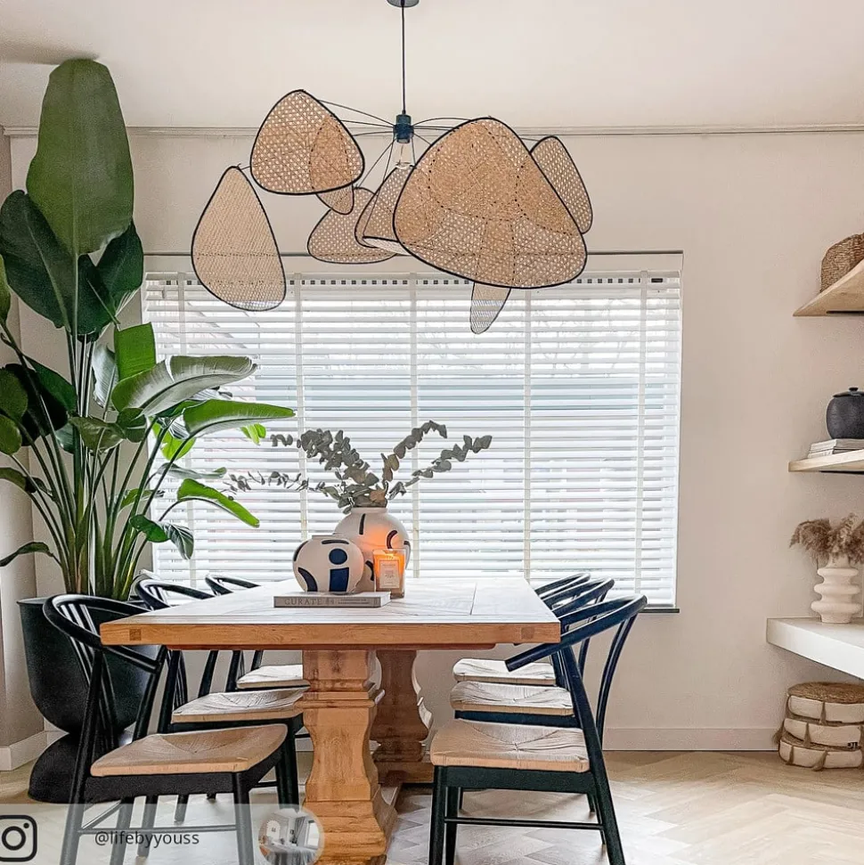 MARKET SET hanglamp Screen XL, 60 cm, naturel, rotan