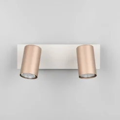 Marley plafondspot bruin/lichtgrijs 30 x 9 cm 2-lamps metaal