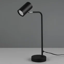 Marley tafellamp, zwart, hoogte 45 cm, metaal