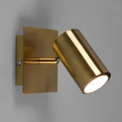 Marley wandspot, antiek messing