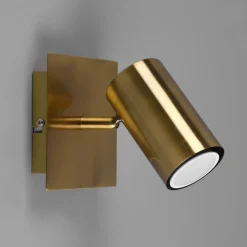 Marley wandspot, antiek messing