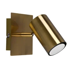 Marley wandspot, antiek messing