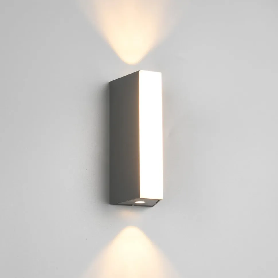 Marne LED buitenwandlamp, hoogte 16 cm, up- en downlight