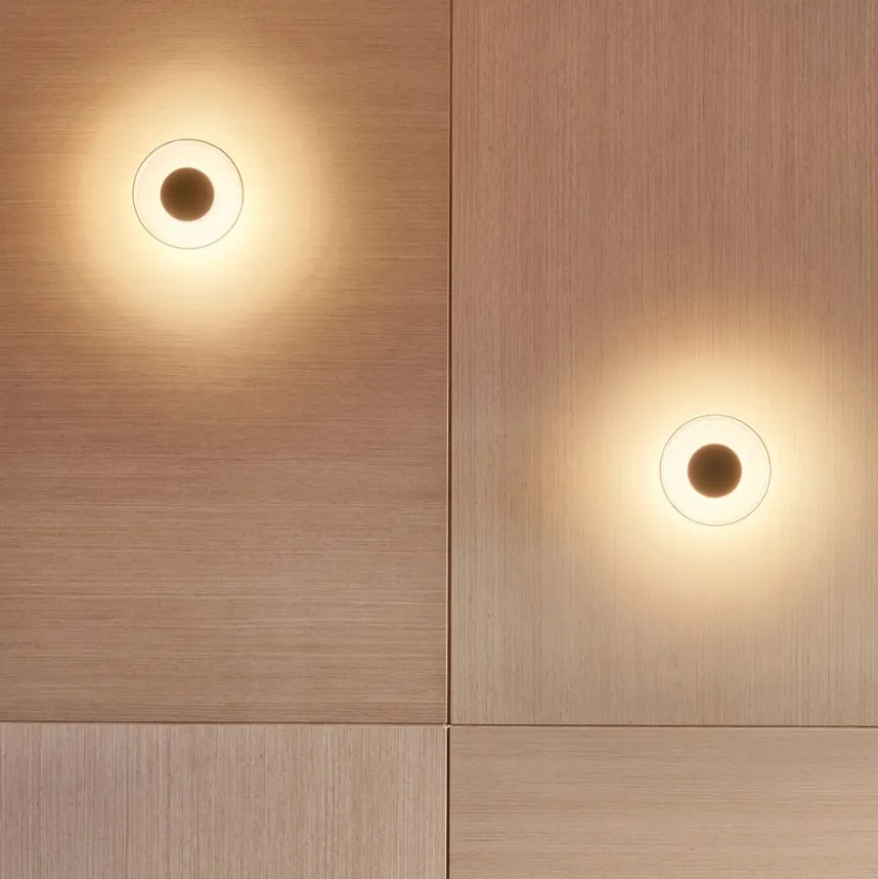 MARSET Aura LED wandlamp, Ø 18 cm, transparant