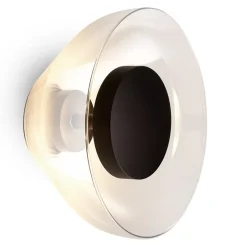 MARSET Aura LED wandlamp, Ø 18 cm, transparant