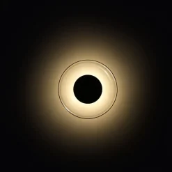 MARSET Aura LED wandlamp, Ø 18 cm, transparant