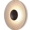 MARSET Ginger 42C LED wandlamp Ø42cm eiken/eiken