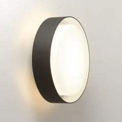 MARSET Plaff-on! Buitenwandlamp, IP54, Ø33cm