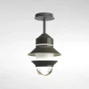 MARSET Santorini buiten plafondlamp, IP65, grijs