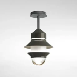 MARSET Santorini buiten plafondlamp, IP65, grijs