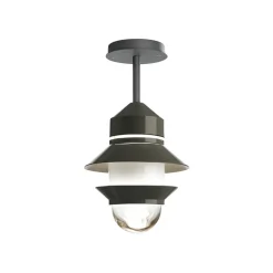 MARSET Santorini buiten plafondlamp, IP65, grijs