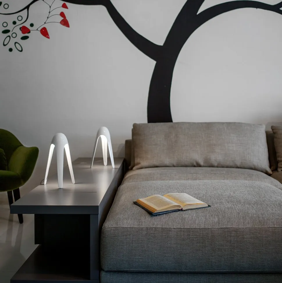 Martinelli Luce Cyborg LED tafellamp, wit