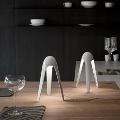 Martinelli Luce Cyborg LED tafellamp, wit