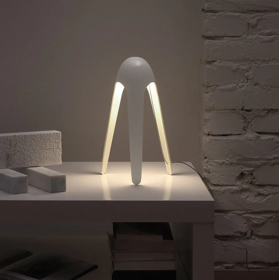 Martinelli Luce Cyborg LED tafellamp, wit